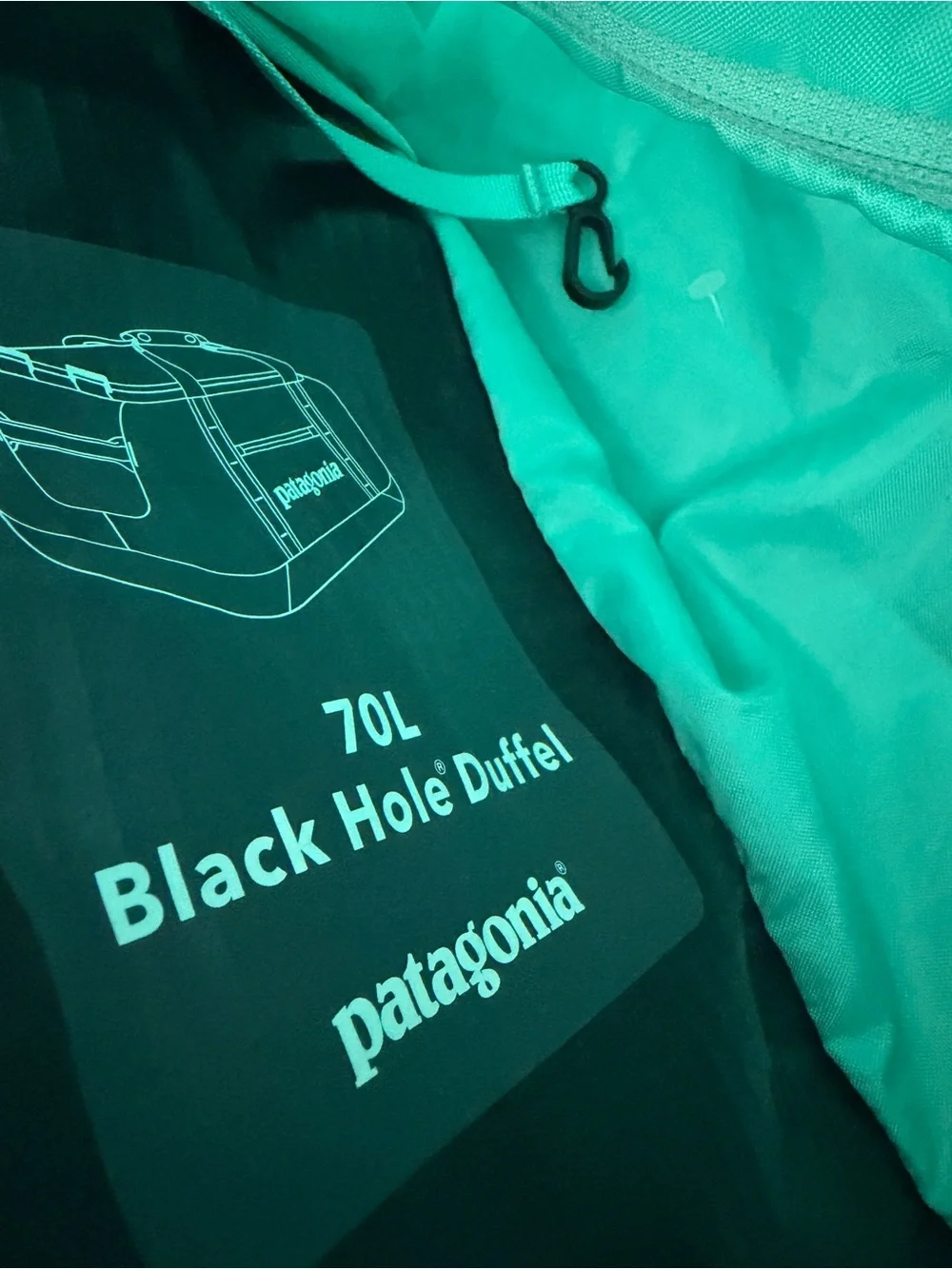 Patagonia Black Hole Duffel Bag 70L Backpack #49347 Pitch Blue